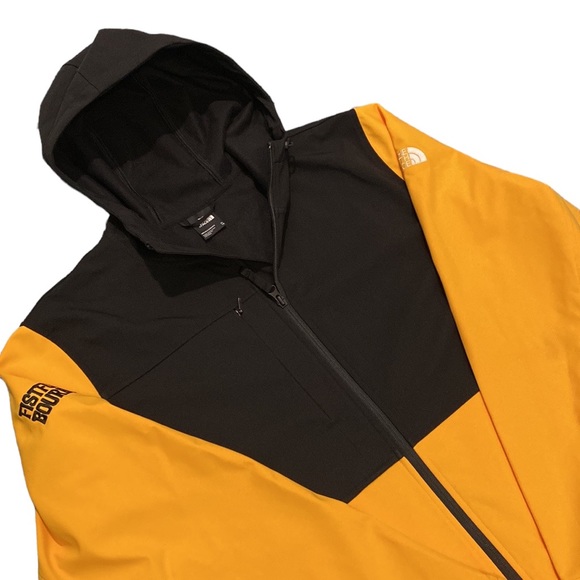 The North Face Other - The North Face Men’s Yellow Waterproof Jacket with Promotional Logo